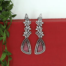 Pink Zircon/AD Earring 10846-6600