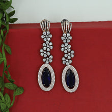 Blue Zircon/AD Earring 9225-3868