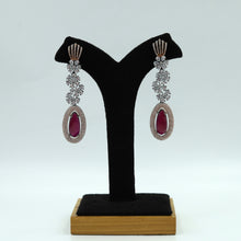 Ruby Zircon/AD Earring  9225-3870