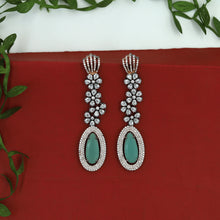 Mint Green Zircon/AD Earring 9225-3866