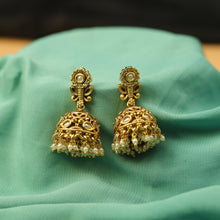 Antique Gold Plated Choker Necklace Set 9991-28