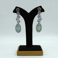 Mint Green Zircon/AD Earring 9225-3866