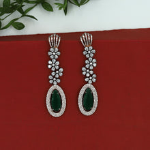 Green Zircon/AD Earring 9225-3867