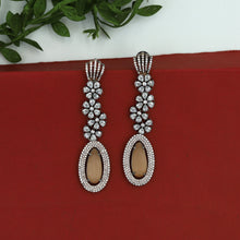 Orange Zircon/AD Earring 9225-3869