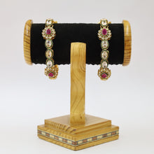 Ruby Polki Bangles 1073-21