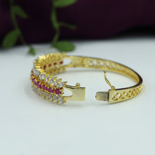Openable Zircon/AD Bracelet  3215-11