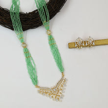 Stylish Zircon/AD Pendant Set 20158-08