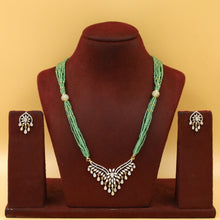 Stylish Zircon/AD Pendant Set 20158-08