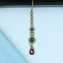 Ruby Maang Tikka 13593-0664