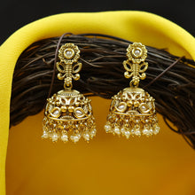 Antique Gold Plated Choker Necklace Set 9991-28