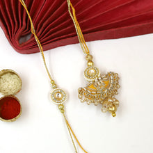 Kundan Rakhi Lumba Set Hand Made In India 20357-100