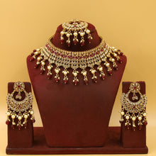 Choker Gold Look Necklace Set 4640-33