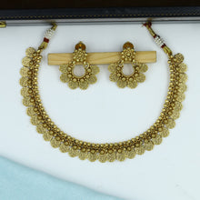 Round Neck Antique Necklace Set 13086-33