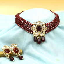 Choker Kundan Necklace Set 15497-42