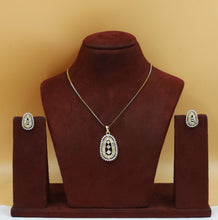 Light Zircon/AD Pendant Set 20156-08