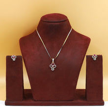 Light Zircon/AD Pendant Set 20144-08