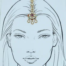 Sabyasachi Inspired Moissanite Kundan Maang Tikka 16659-87