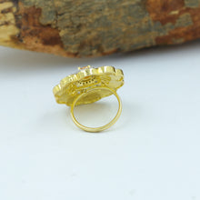 Zircon/AD Adjustable Black Ring 13867-0956