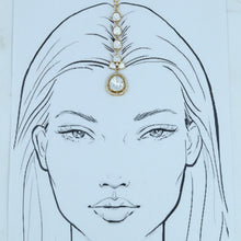 Sabyasachi Inspired Moissanite Kundan Maang Tikka 16652-87