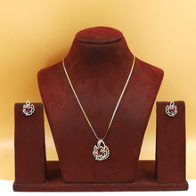 Light Zircon/AD Pendant Set 20155-08