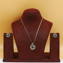 Light Zircon/AD Pendant Set 20155-08