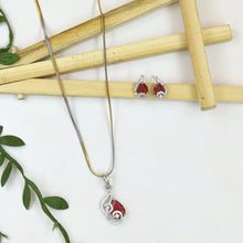 Light Zircon/AD Pendant Set 20148-08