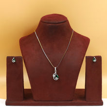 Light Zircon/AD Pendant Set 20148-08