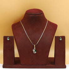 Light Zircon/AD Pendant Set 20148-08
