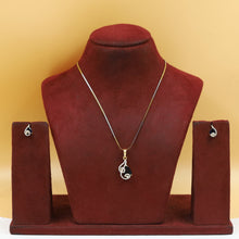 Light Zircon/AD Pendant Set 20148-08