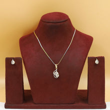 Light Zircon/AD Pendant Set 20148-08