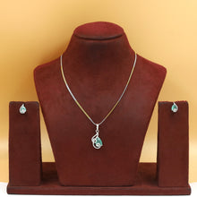 Light Zircon/AD Pendant Set 20148-08