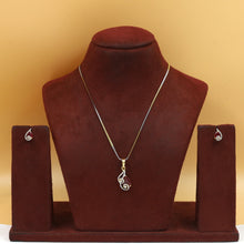 Light Zircon/AD Pendant Set 20148-08