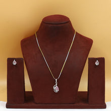 Light Zircon/AD Pendant Set 20148-08