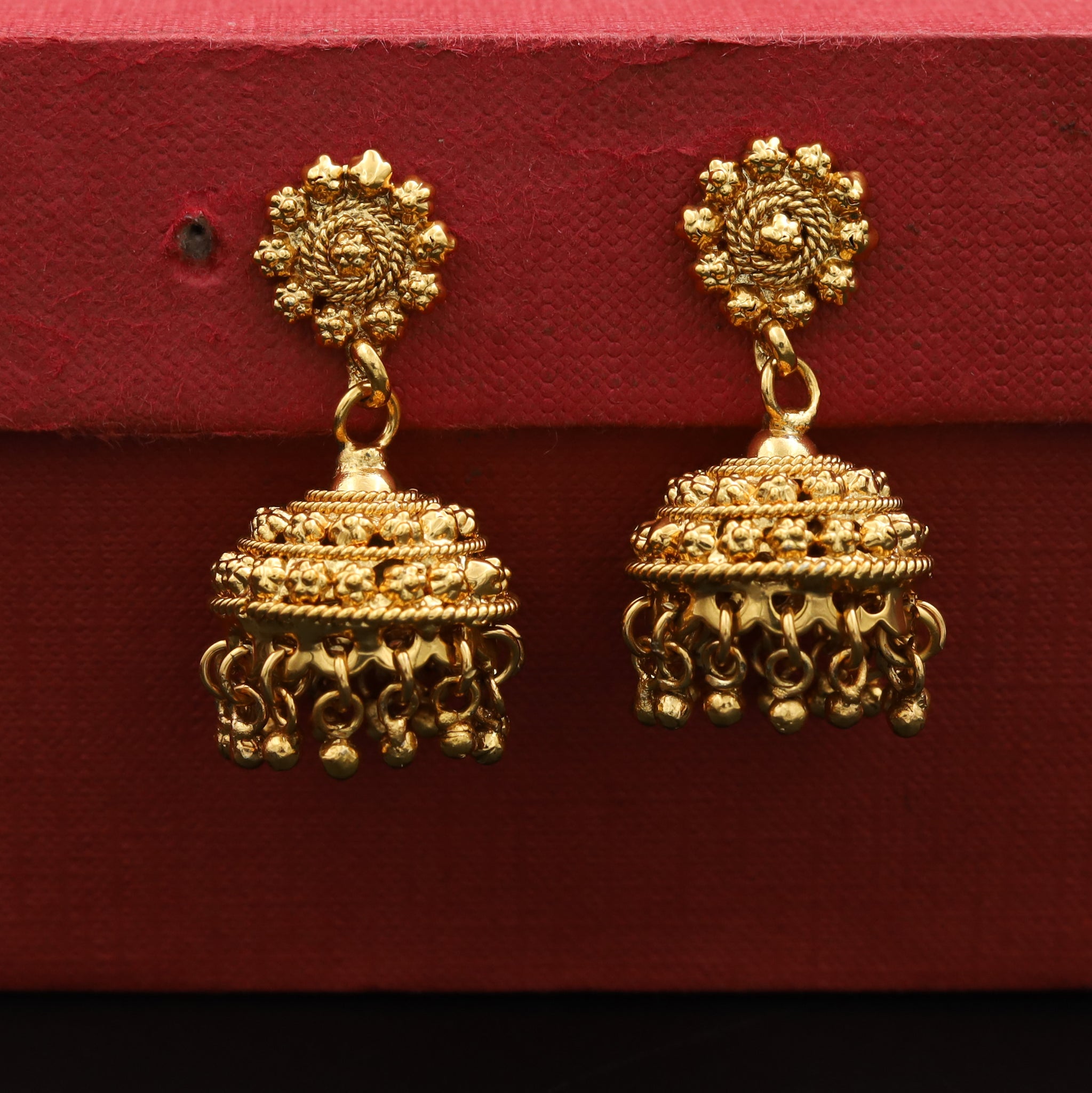 Gold Plated Jhumki 17983-5165