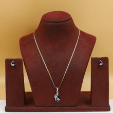 Light Zircon/AD Pendant Set 20148-08