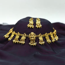 Choker Temple Necklace Set 12115-28