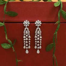 Round Neck Zircon/AD Necklace Set 20218-08