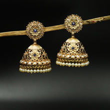 Blue Gold Look Jhumki 5057-9122