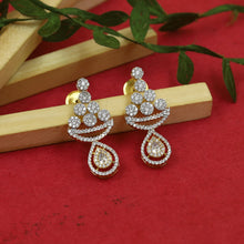 Round Neck Zircon/AD Necklace Set 20212-08