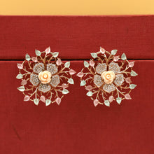 Multi Color Zircon/AD Tops Earring 17720-4902