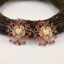 Multi Color Zircon/AD Tops Earring 17720-4902