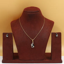 Light Zircon/AD Pendant Set 20150-08