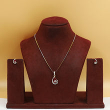 Light Zircon/AD Pendant Set 20149-08