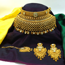 Gold Gold Look Necklace Set 17077-4225
