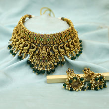 Choker Temple Necklace Set 15565-28