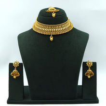 Choker Antique Necklace Set 12080-28