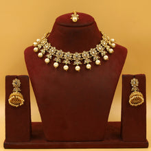 Champagne Gold Look Necklace Set 4772-8837