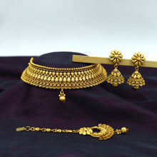 Choker Antique Necklace Set 12080-28