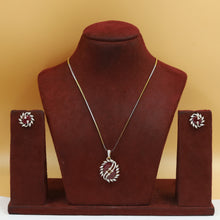 Light Zircon/AD Pendant Set 20154-08