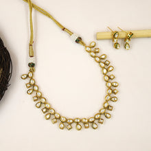 Kundan Necklace Set Round Neck 8441-73